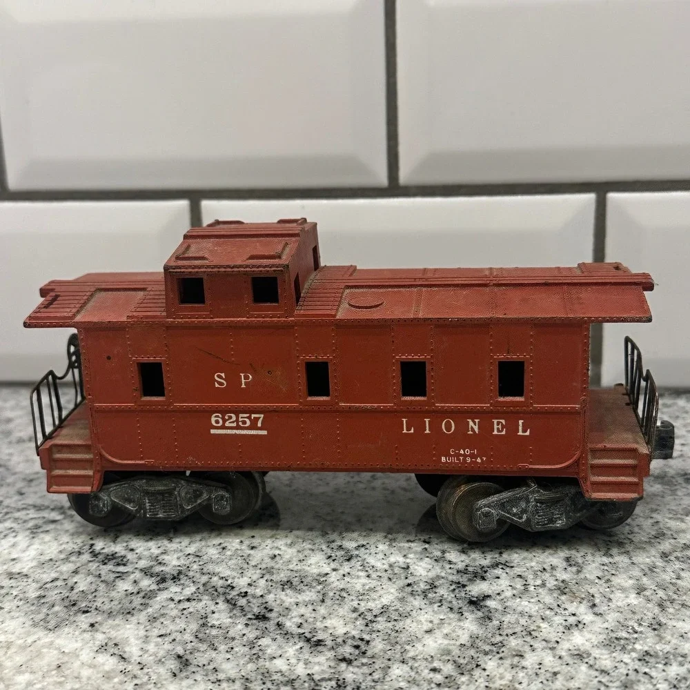 Lionel‎ O Gauge 6257 Southern Pacific Caboose Red Postwar Train Car Vintage SP